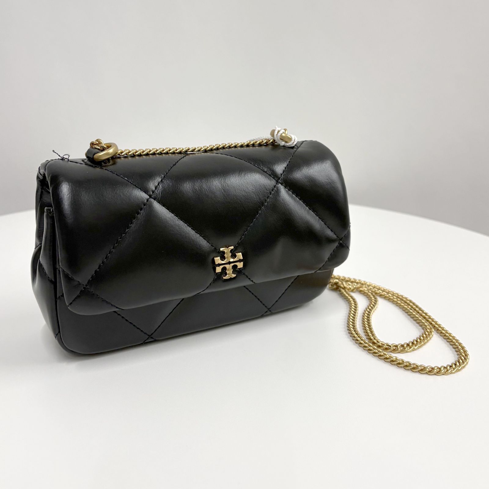 TORY BURCH ミニキラダイヤモンドキルトフラップバッグ ショルダーバッグ