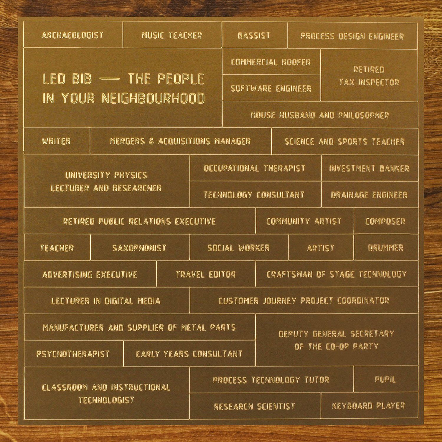 【CD】People in Your Neighbourhood