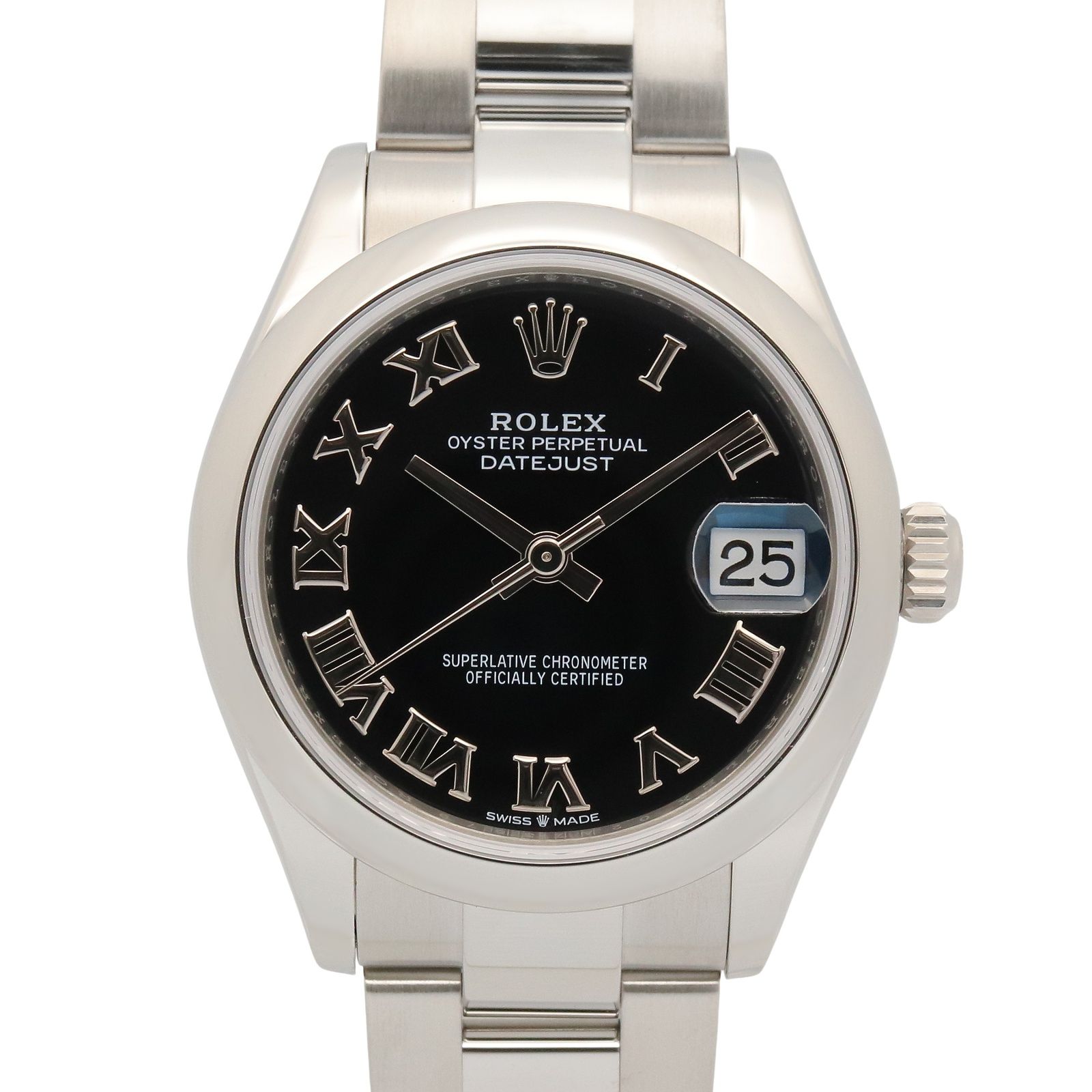 ロレックス ROLEX 腕時計 デイトジャスト ランダム番 278240 BK/RO/オイスター ステンレススチール デイトジャスト ランダム番 ボーイズ Used A