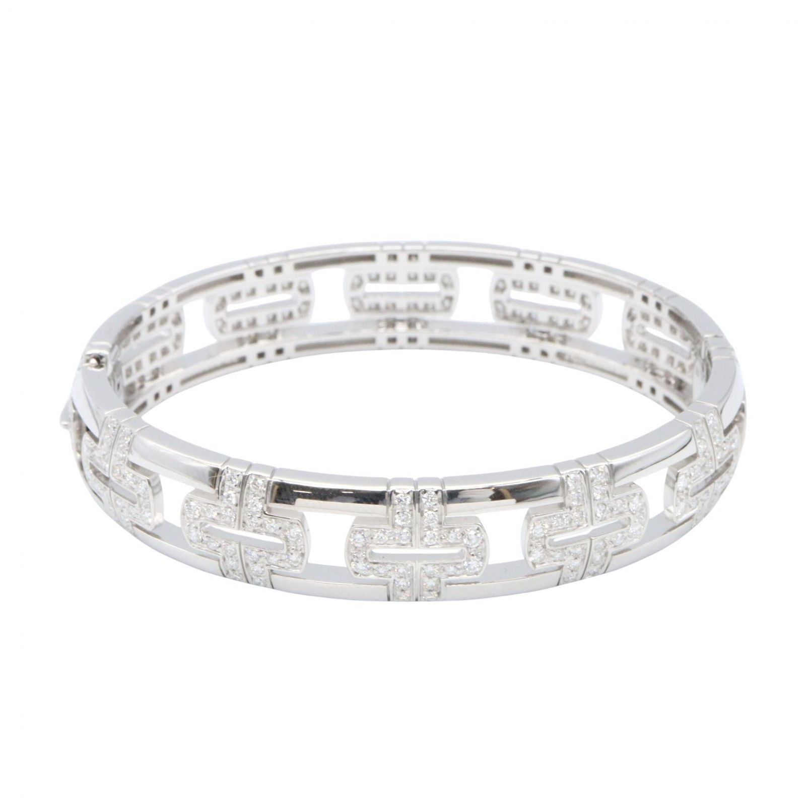 ブルガリ BVLGARI ブレスレット ダイヤ パレンテシ ブレスレット 腕回り14.5㎝ K18WG(ホワイトゴールド) ダイヤモンド ダイヤ パレンテシ ブレスレット レディース