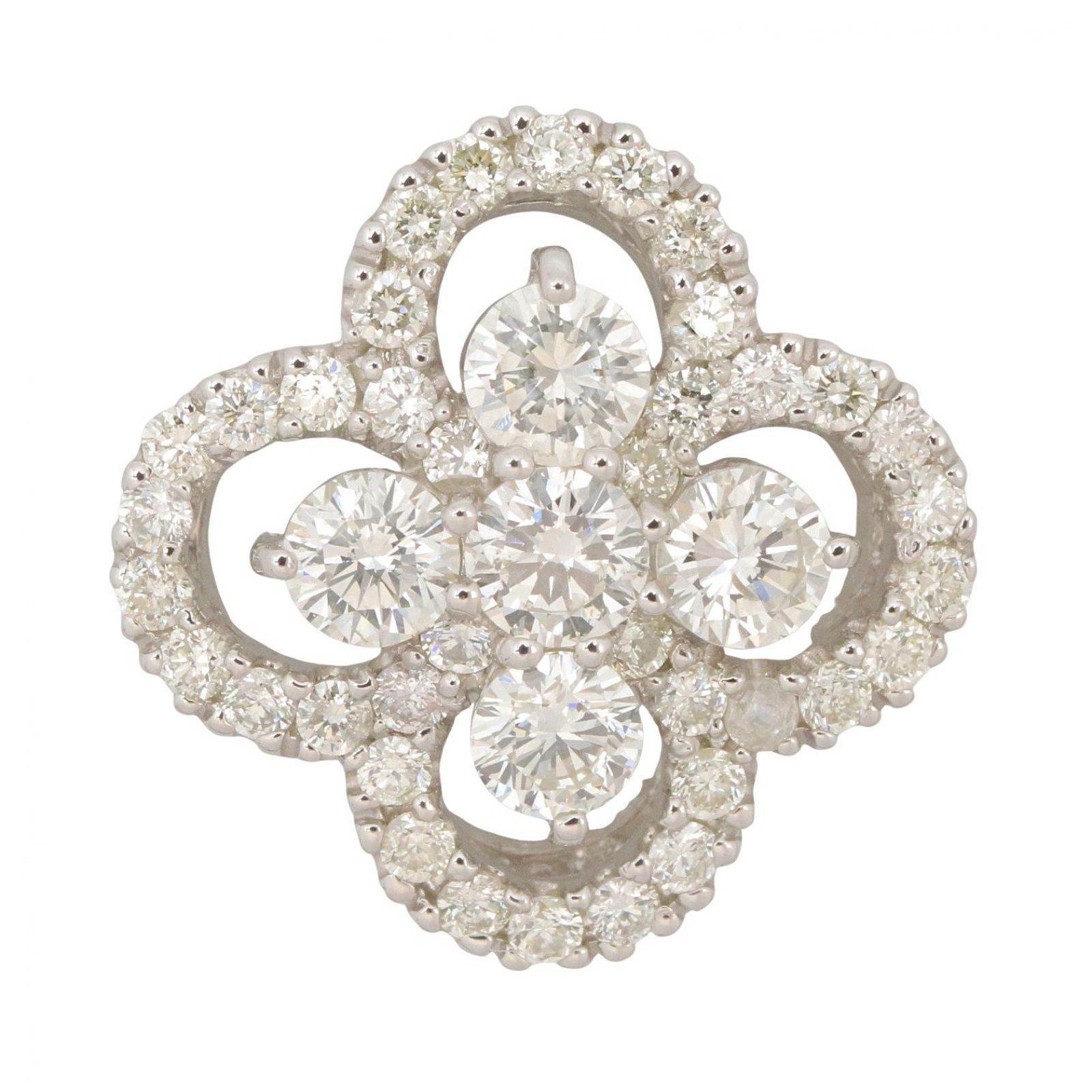 ジュエリー JEWELRY ペンダントトップ ダイヤ トップ ダイヤ 2.9g K Pt900プラチナ ダイヤモンド ダイヤ トップ レディース Used A