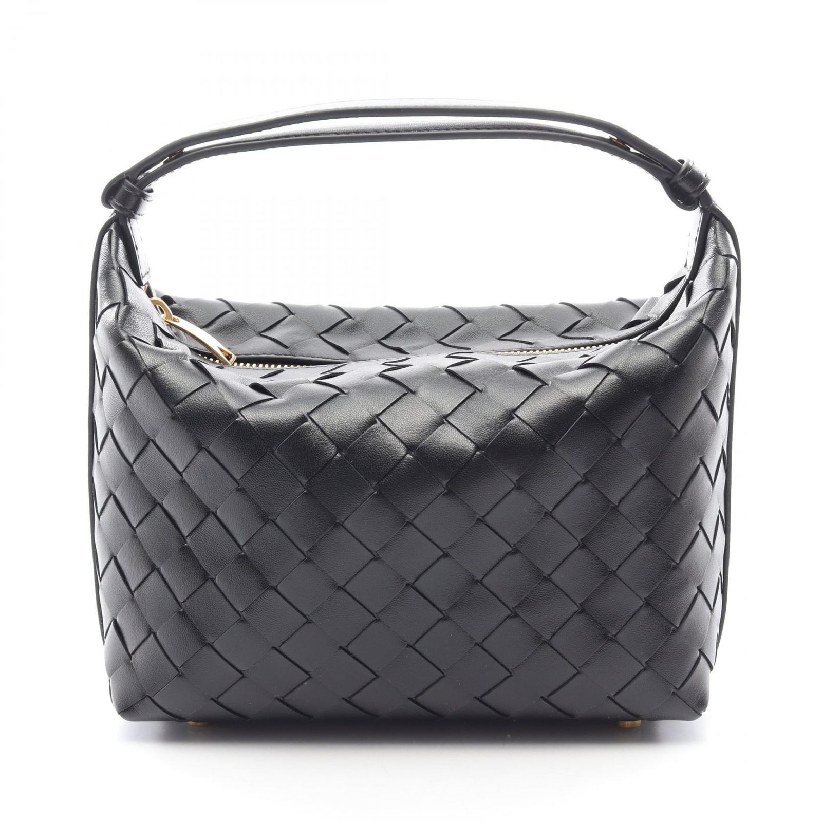ボッテガヴェネタ BOTTEGA VENETA ハンドバッグ MINI WALLACE ミニ ウォレス イントレチャート 754443V3IV18425 ブラック レザー ショルダーバッグ レディース 新品