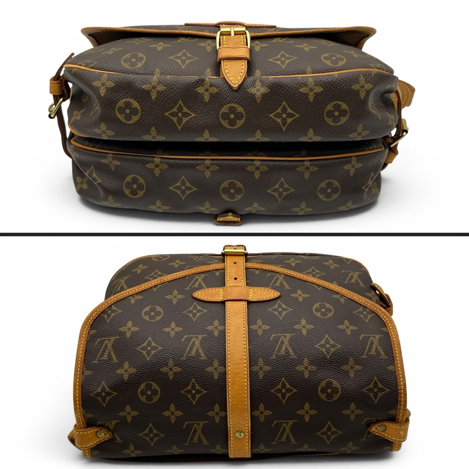 LOUIS VUITTON ルイヴィトン ソミュール30 モノグラム ショルダー