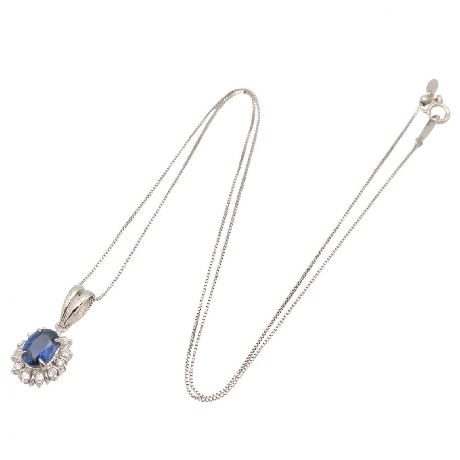 ジュエリー JEWELRY ネックレス サファイア ダイヤ ネックレス ｻﾌｧｲｱ 