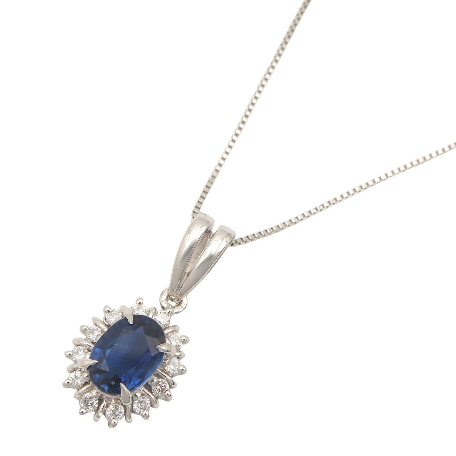 ジュエリー JEWELRY ネックレス サファイア ダイヤ ネックレス ｻﾌｧｲｱ 