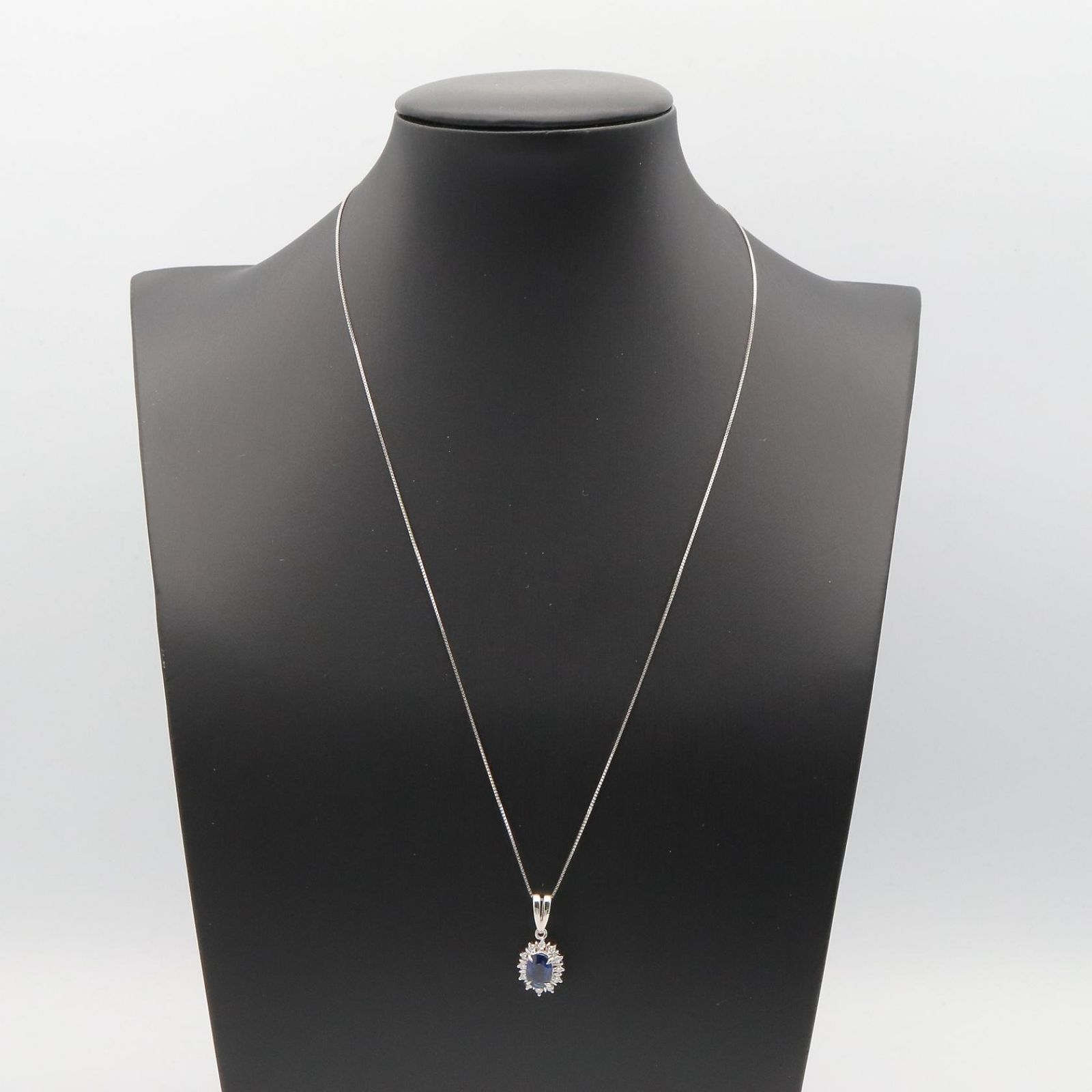 ジュエリー JEWELRY ネックレス サファイア ダイヤ ネックレス ｻﾌｧｲｱ 
