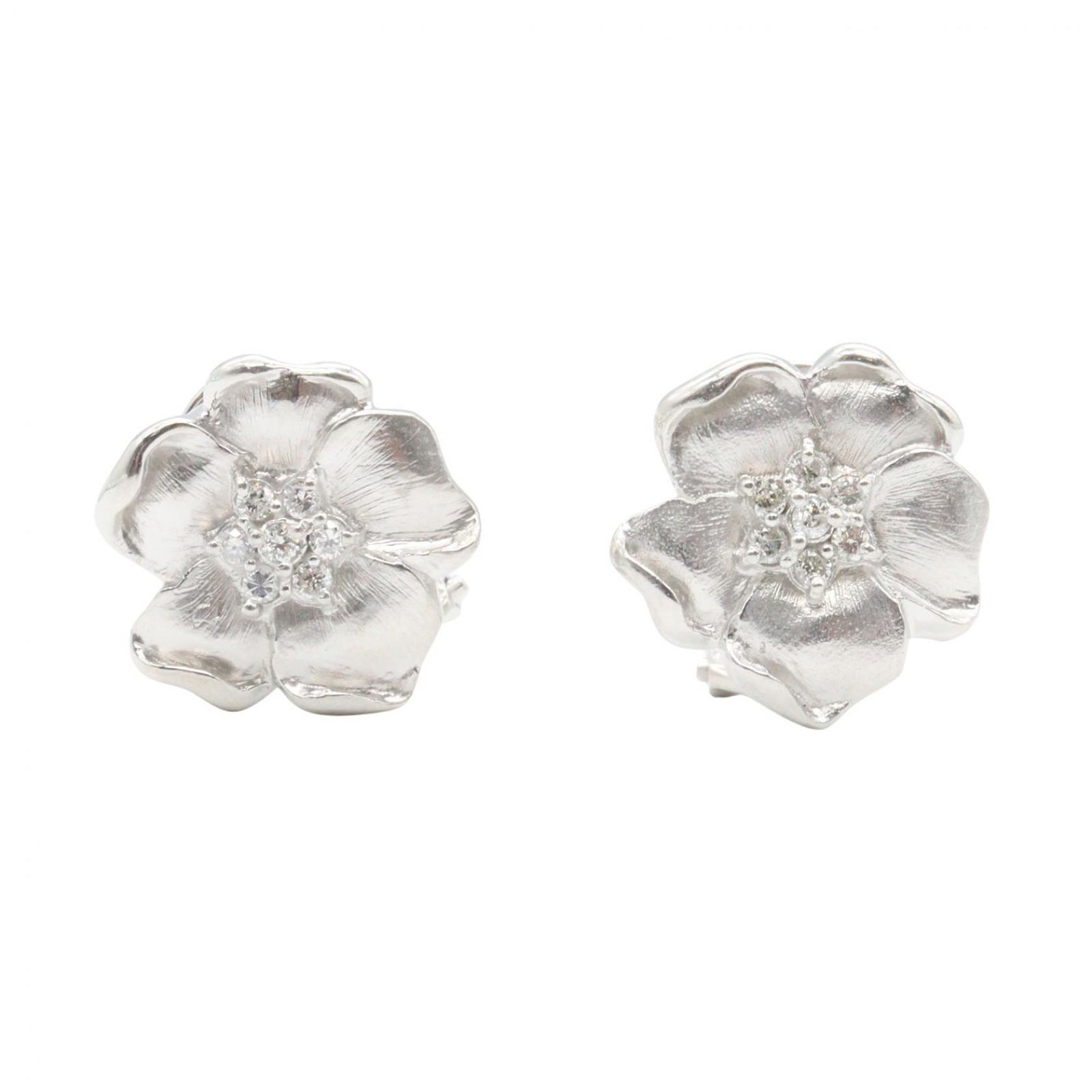 ジュエリー JEWELRY イヤリング ダイヤ ピアス イヤリング ダイヤ 6.5g K18WG(ホワイトゴールド) ダイヤモンド ダイヤピアス レディース Used A