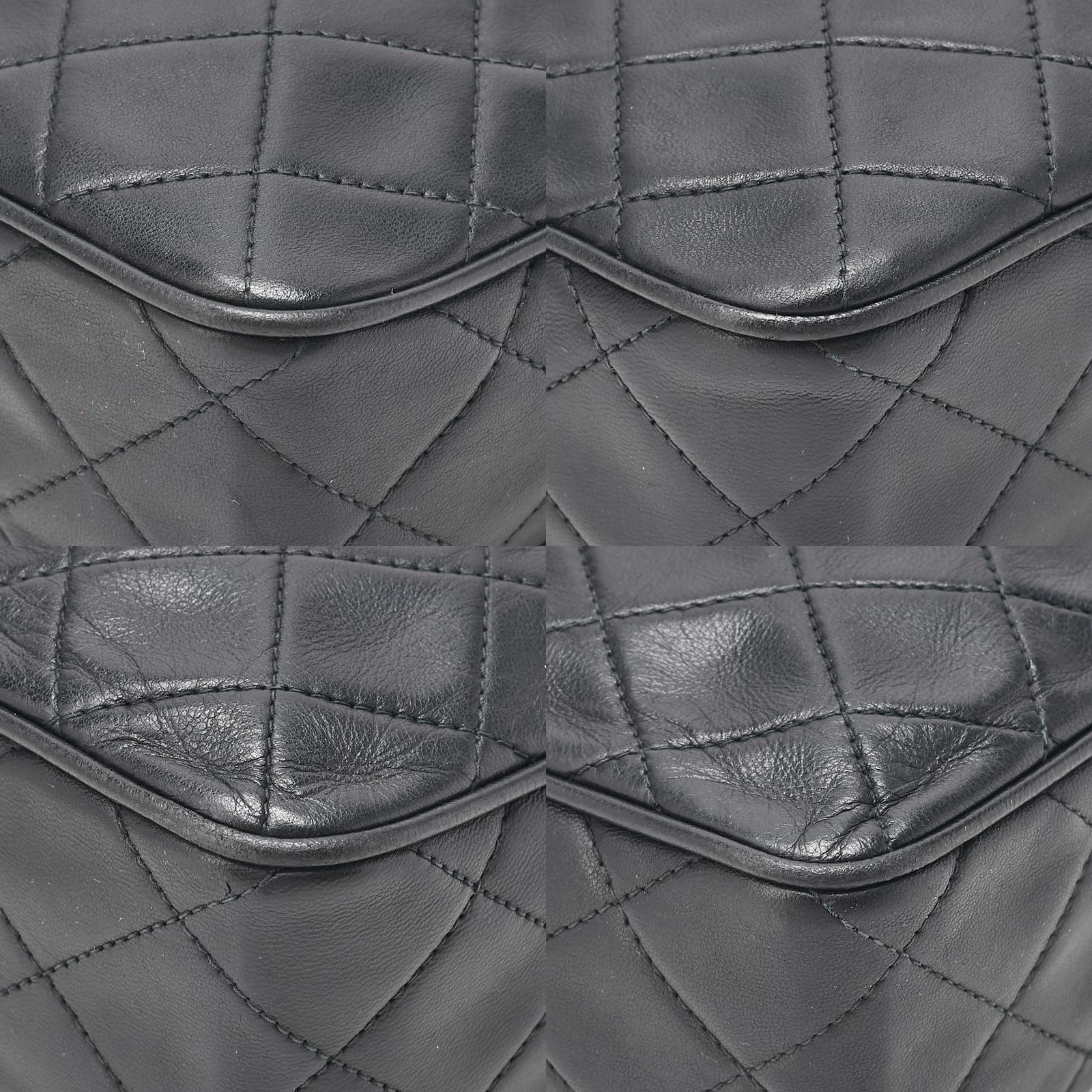 CHANEL シャネル ラムスキン マトラッセ ココマーク フリンジ