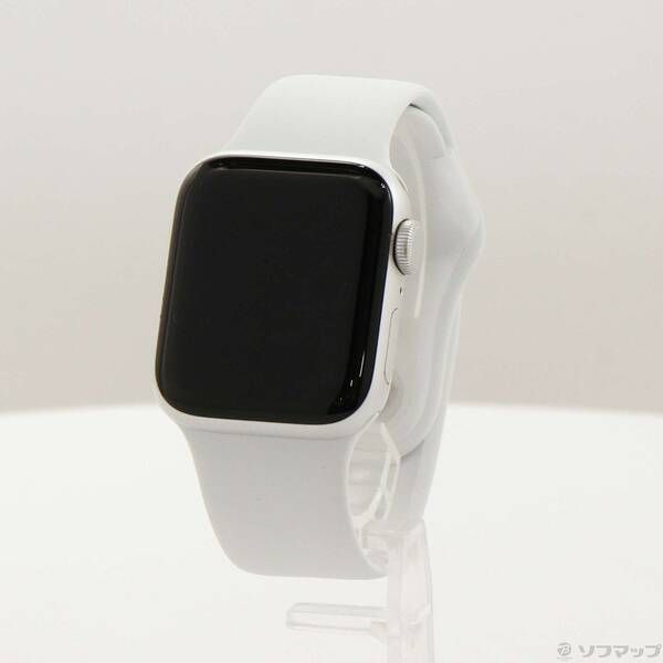 ソフマップ 〔中古品〕 Apple Watch SE 第2世代 GPS 40mm シルバーアルミニウムケース ホワイトスポーツバンド【368】