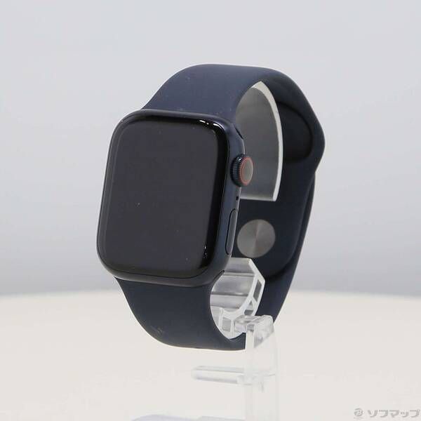 ソフマップ 〔中古品〕 Apple Watch Series 8 GPS + Cellular 41mm ミッドナイトアルミニウムケース ミッドナイトスポーツバンド【198】