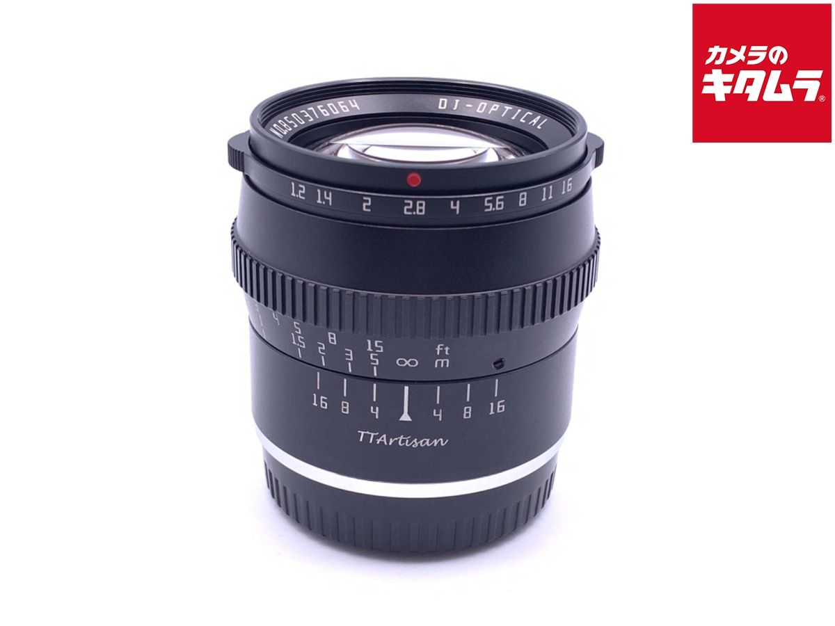 【中古】 【良品】 銘匠光学 TTArtisan 50mm f/1.2 C フジフイルムX用 ブラック