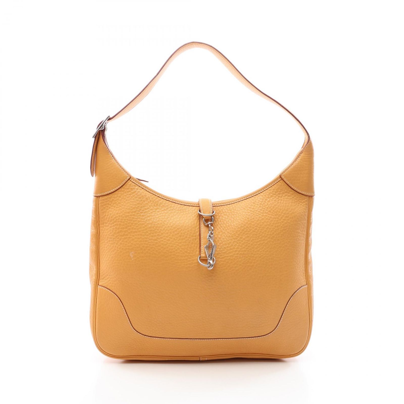 エルメス HERMES ショルダーバッグ トリム35 サフラン サフラン レザー トリム35 サフラン レディース Used A