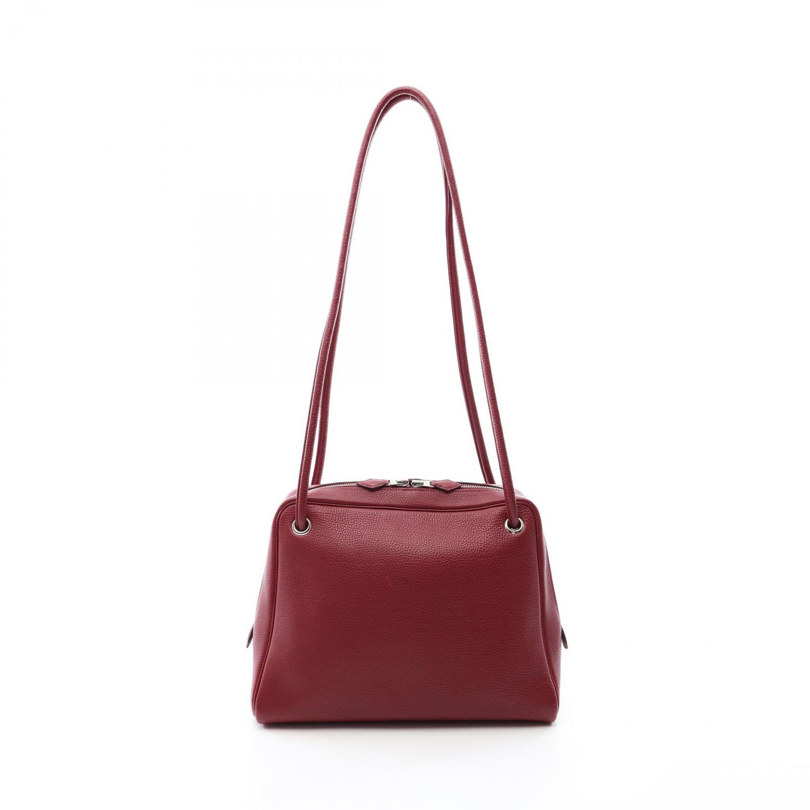 エルメス HERMES トートバッグ タンタンGM ルージュアッシュ ルージュアッシュ レザー タン タンGM レディース Used B