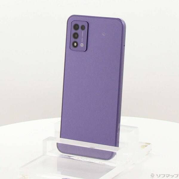 スマートフォン・携帯電話 Libero 5G III パープル 本体 美品 付属