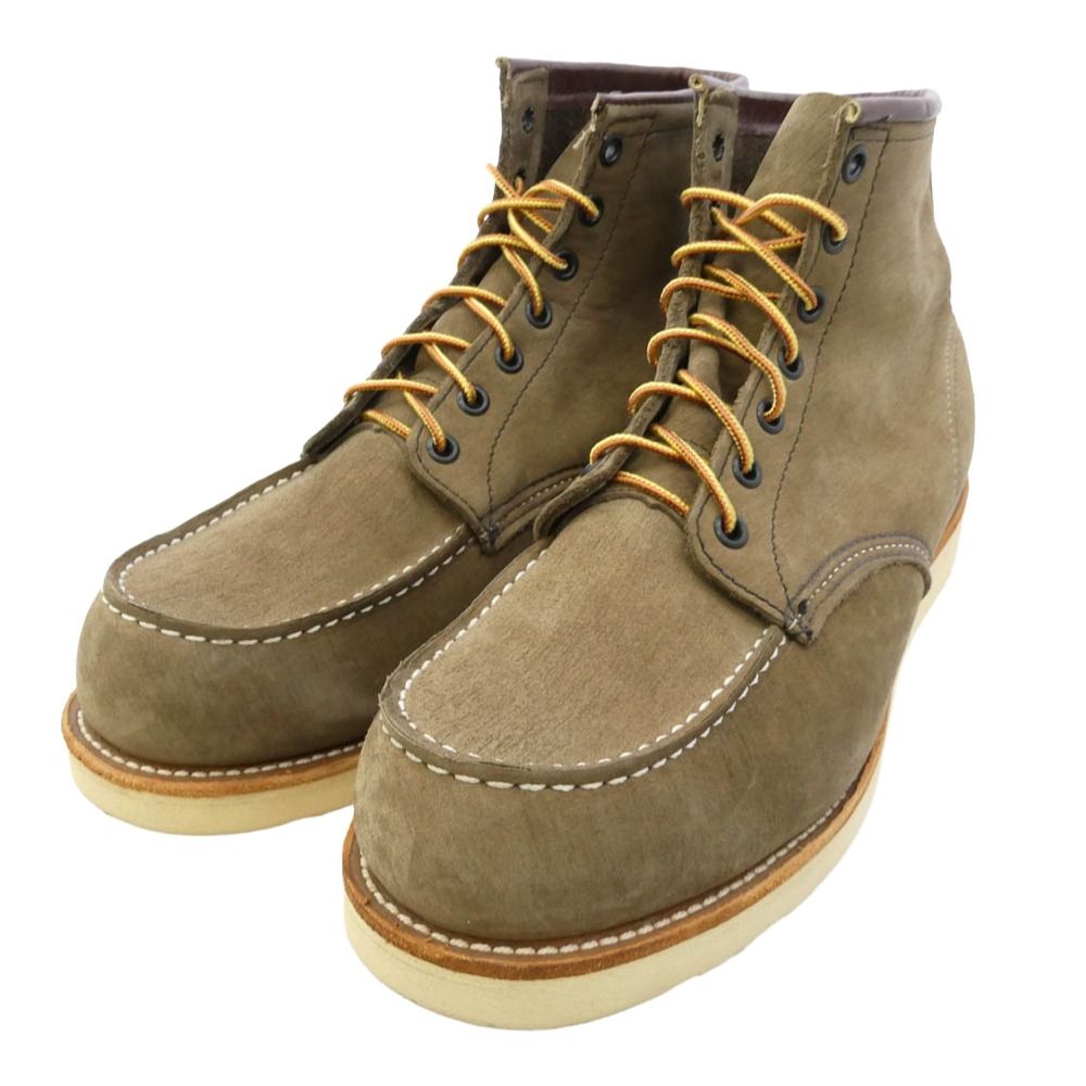RED WING レッドウィング 2877 USA製 2000年限定 アイリッシュセッター 羽タグ モックトゥ スエード レザー ワークブーツ ブラウン系 US10【中古】