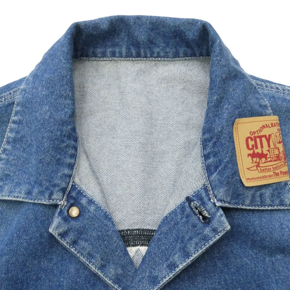 A BATHING APE アベイシングエイプ SHARK DENIM JACKET シャーク