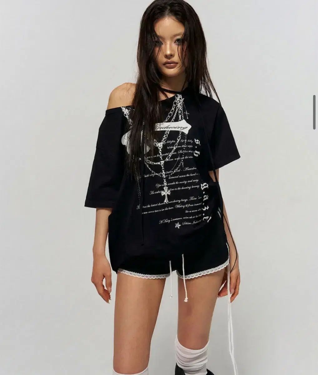 スキーイズムインデュージング POEM Tシャツ ブラック