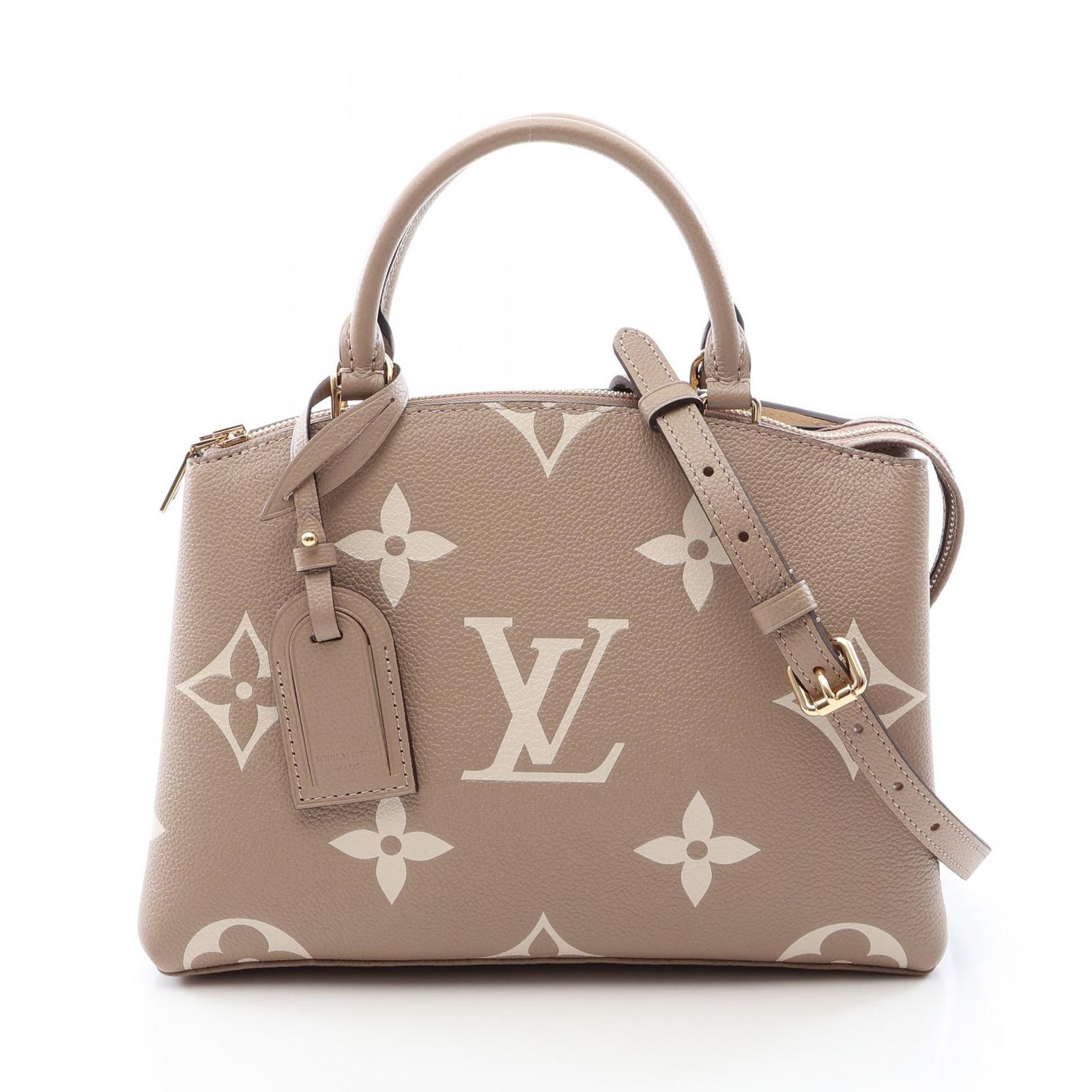 ルイ・ヴィトン LOUIS VUITTON ハンドバッグ プティ パレPM モノグラムアンプラント トゥルトレール クレーム 2WAY M58914 トゥルトレール/クレーム レザー プティ・パレPM
