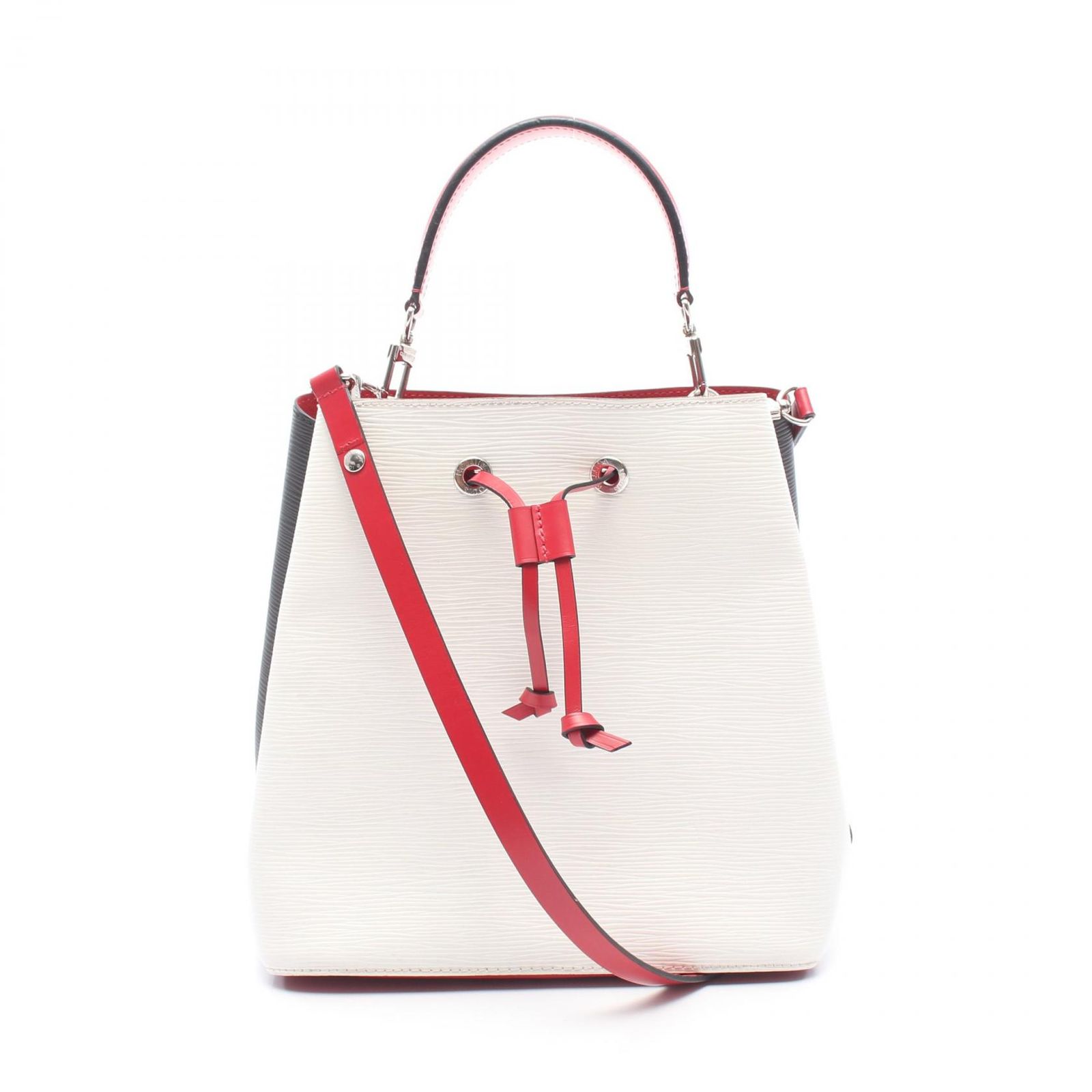 ルイ・ヴィトン LOUIS VUITTON ハンドバッグ ネオノエ トリコロール エピ ブロン ノワール 2WAY M55394 ノワール/ブロン/レッド レザー ネオノエ トリコロール レディース