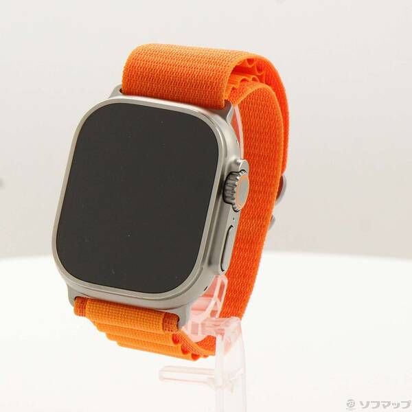 ソフマップ 〔中古品〕 Apple Watch Ultra GPS + Cellular 49mm チタニウムケース オレンジアルパインループ【295】 38,889円