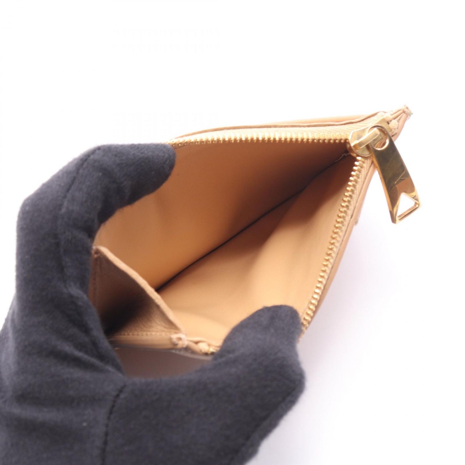 ボッテガヴェネタ BOTTEGA VENETA コインケース カセット カードケース ベージュ レザー マキシイントレチャート コインカードケース レディース Used A ボッテガヴェネタ BOTTEGA VENETA コインケース カセット カードケース ベージュ レザー マキシイントレチャート コインカードケース レディース Used A