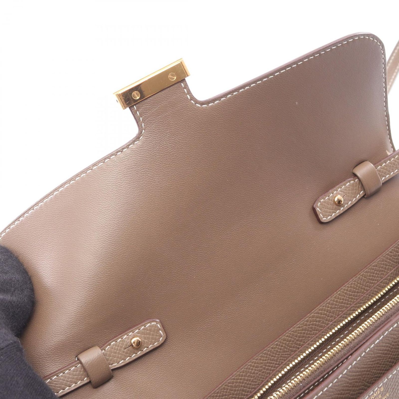 エルメス HERMES ショルダーバッグ コンスタンス ロング トゥーゴー エトゥープ エトゥープ その他 コンスタンス トゥーゴー エトゥープ レディース Used A