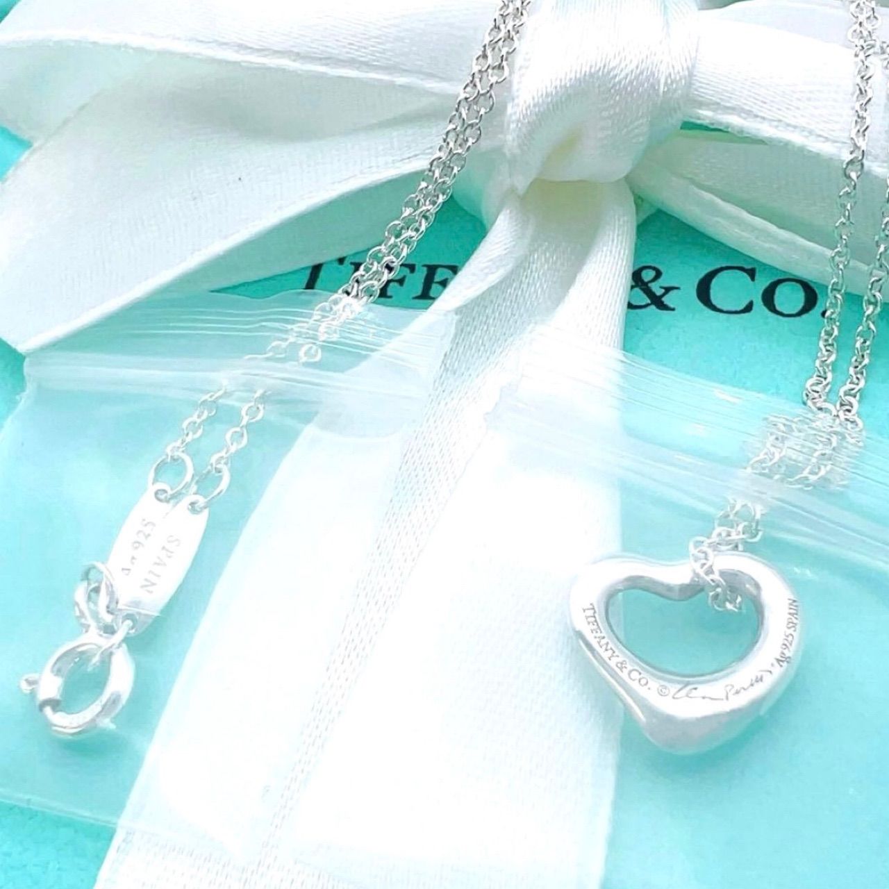 新品✨Tiffanyティファニー オープンハートネックレス11mm プレゼント