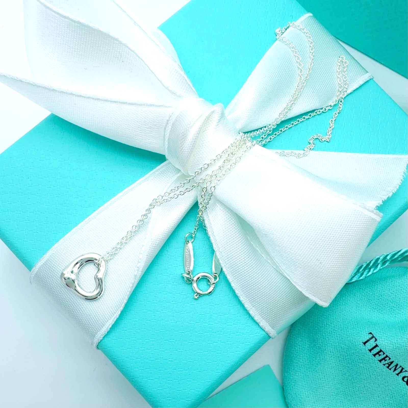 新品✨Tiffanyティファニー オープンハートネックレス11mm プレゼント