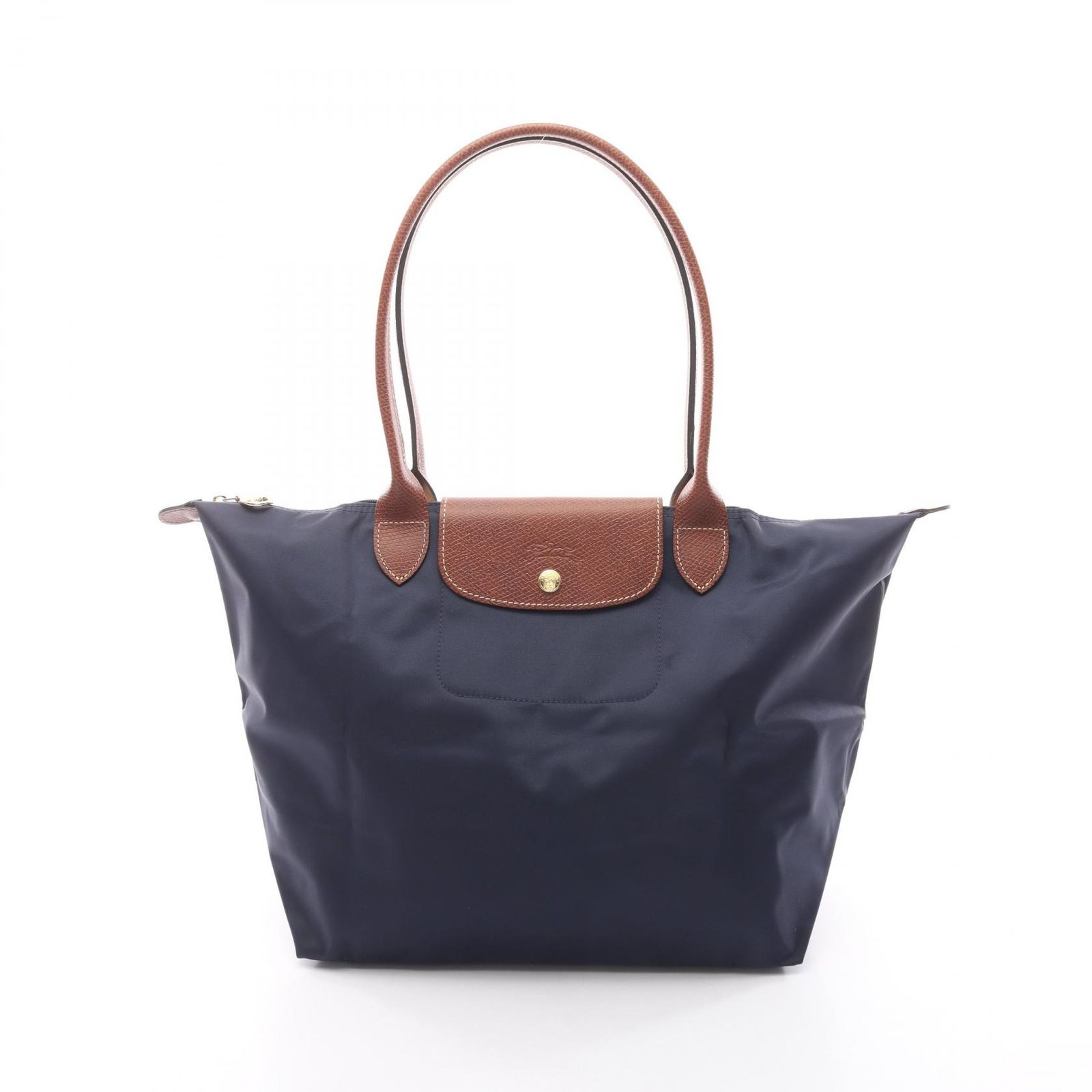 ロンシャン Longchamp トートバッグ ル プリアージュ オリジナル L L1899089P68 ネイビー キャンバス レザー ル プリアージュ オリジナル L ショルダーバッグ レディース