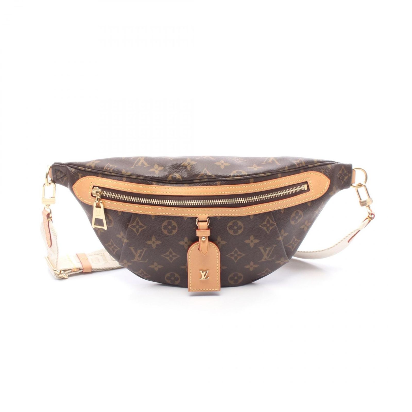 ルイ・ヴィトン LOUIS VUITTON ウエストバッグ ボディバッグ ハイライズ モノグラム M46784 PVCコーティングキャンバス レザー ハイ・ライズ レディース Used A