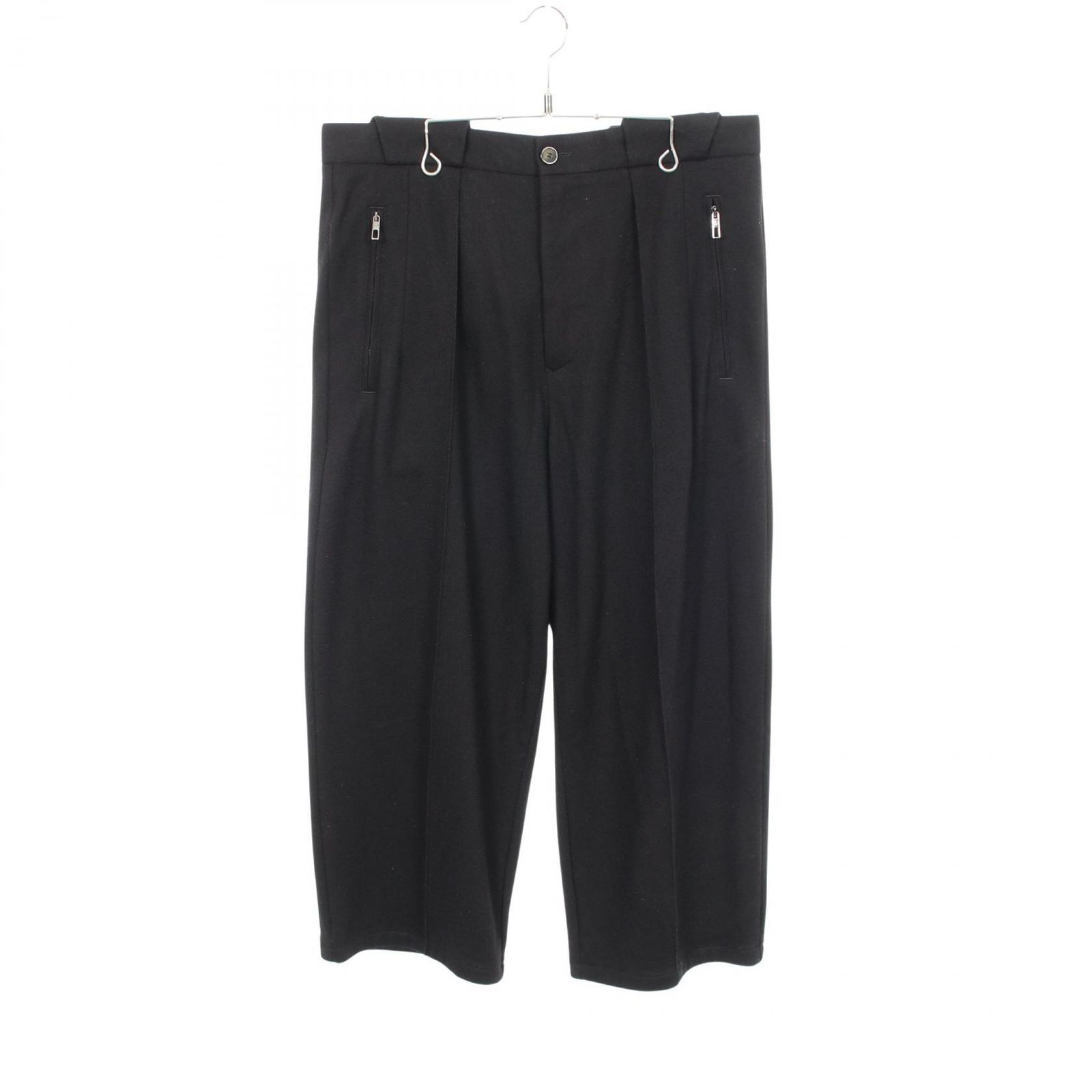 ジョルジオアルマーニ GIORGIO ARMANI パンツ 0WGPP0EA J000M カシミヤ ワイドパンツ メンズ Used A