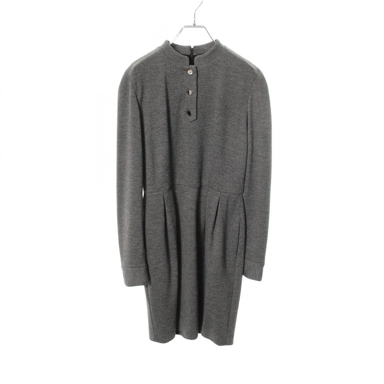 グッチ GUCCI ワンピース 322365 グレー ウール ワンピース レディース Used A