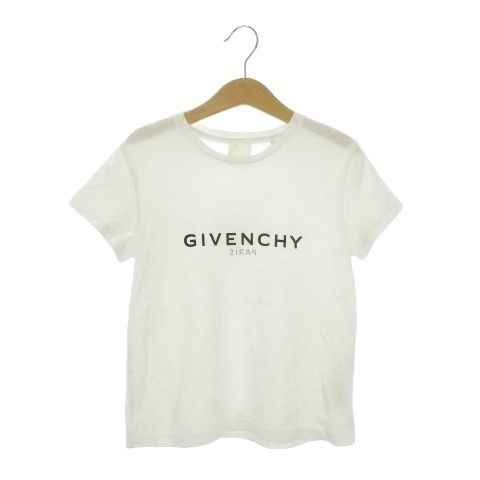 ジバンシィ GIVENCHY Tシャツ 半袖 ロゴ プリント 子ども服（男の子用） 8 白 ホワイト /AH10 ■GY62