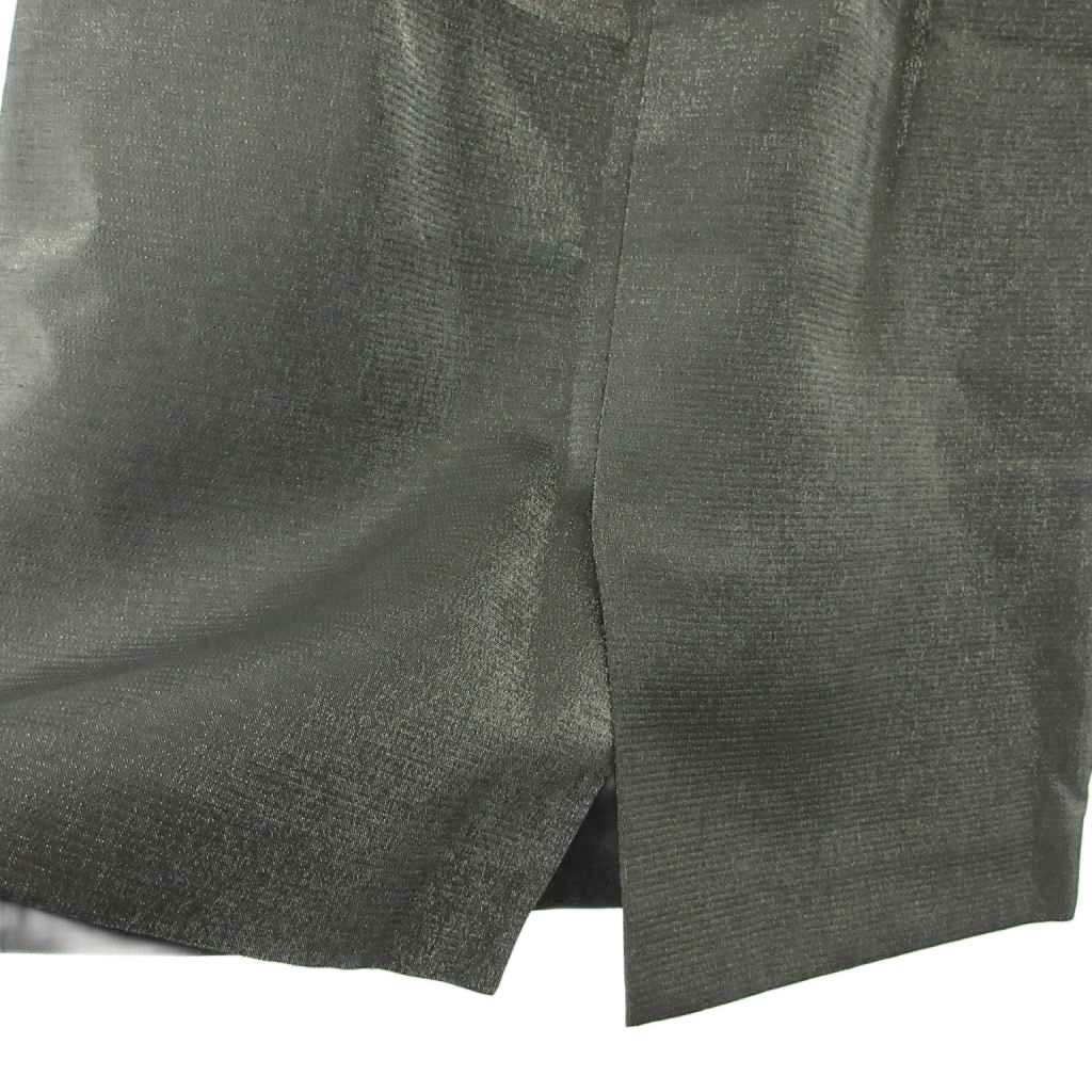 バレンシアガ BALENCIAGA スーツ ジャケット スカート 麻 リネン 38 グレー 無地 ラウンドカラー 七分袖 膝丈 /MD ■GY62 バレンシアガ BALENCIAGA スーツ ジャケット スカート 麻 リネン 38 グレー 無地 ラウンドカラー 七分袖 膝丈 /MD ■GY62