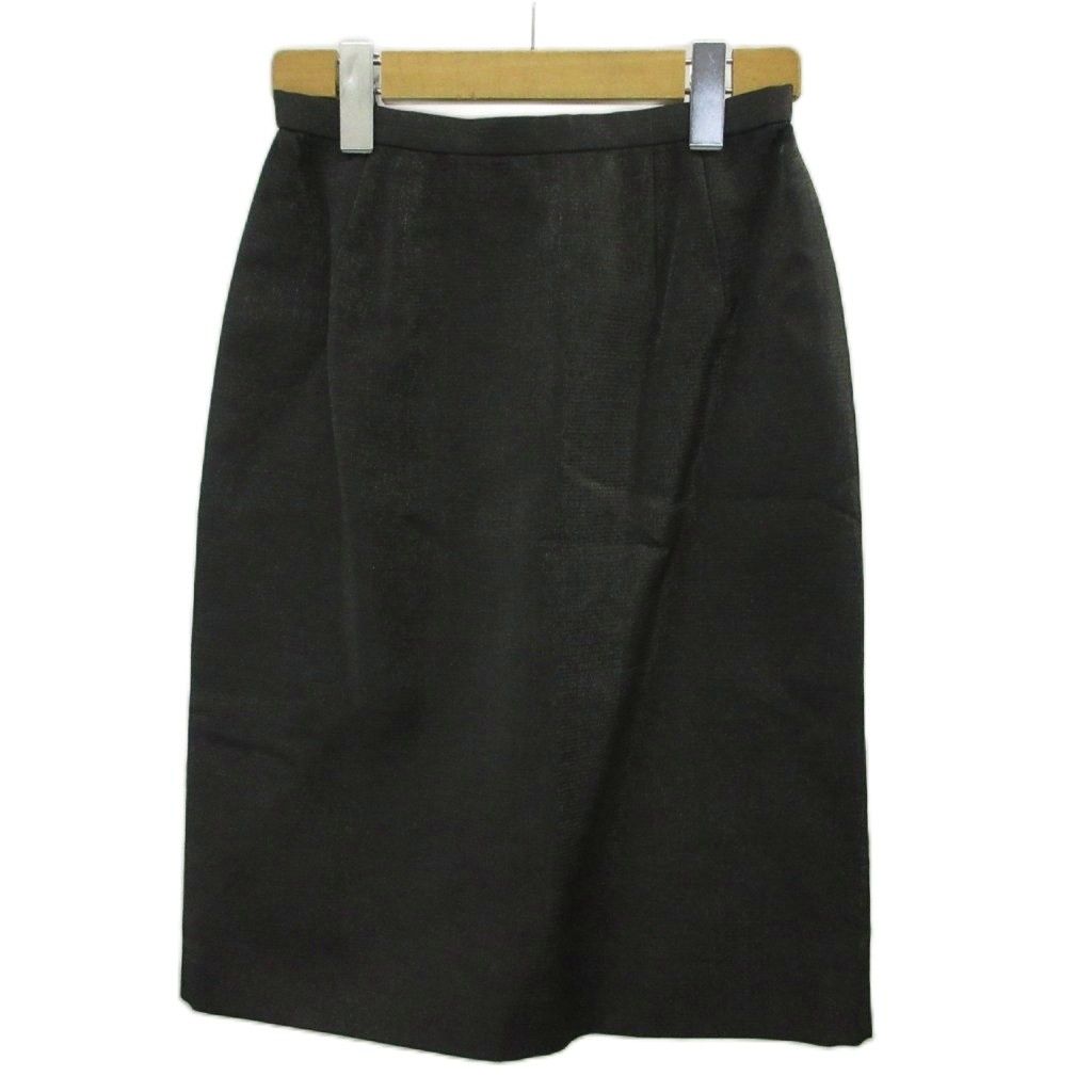 バレンシアガ BALENCIAGA スーツ ジャケット スカート 麻 リネン 38 グレー 無地 ラウンドカラー 七分袖 膝丈 /MD ■GY62 バレンシアガ BALENCIAGA スーツ ジャケット スカート 麻 リネン 38 グレー 無地 ラウンドカラー 七分袖 膝丈 /MD ■GY62