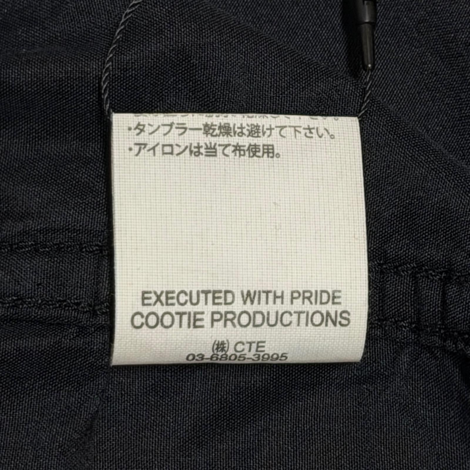 参考上代42900円 COOTIE PRODUCTIONS 25SS N/C Poplin BDU Jacket