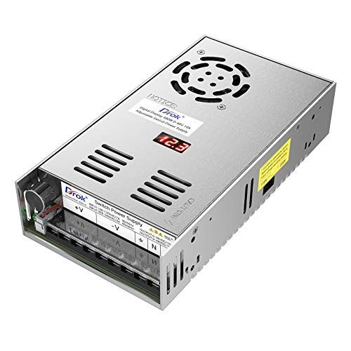 DROK スイッチング電源 AC-DCコンバーター 入力AC110/220V対応 480W (0-48V 10A 可変) 安定化直流出力 過負荷保護・放熱ファン付きkk 58edecbe DROK スイッチング電源 AC-DCコンバーター 入力AC110/220V対応 480W (0-48V 10A 可変) 安定化直流出力 過負荷保護・放熱ファン付きkk 58edecbe