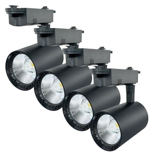 ダクトレールLEDスポットライト 昼白色18W 1700lm 昼白色 AC100V, 50/60Hz対応 ブラック (4個) 商業用スペースで使用することを前提にした、ダクトレール取付の業務用スポットライトkk 088bdcfa ダクトレールLEDスポットライト 昼白色18W 1700lm 昼白色 AC100V, 50/60Hz対応 ブラック (4個) 商業用スペースで使用することを前提にした、ダクトレール取付の業務用スポットライトkk 088bdcfa