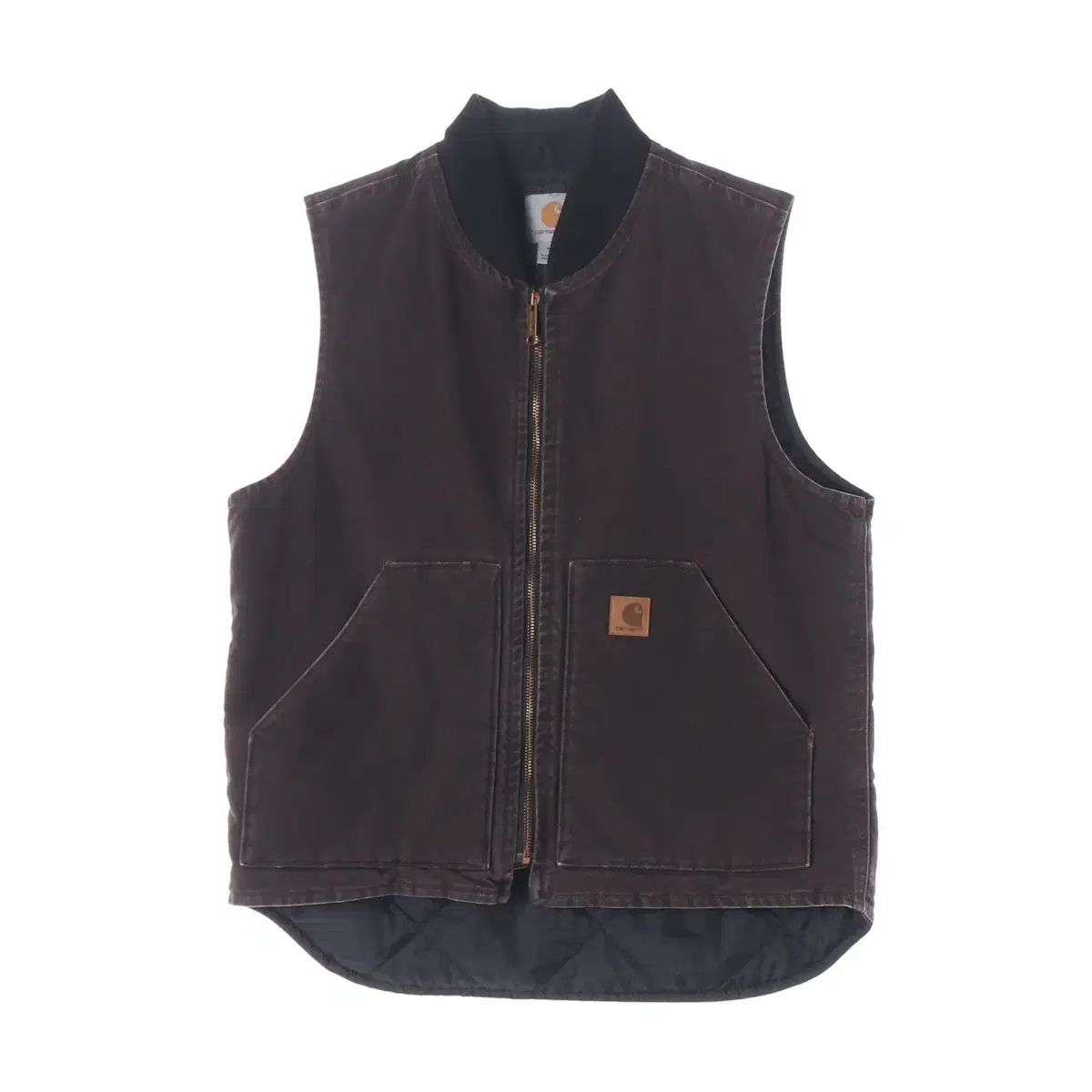 Carhartt カーハート キルティング パデッド ウォーク ベスト ベスト ダークブラウン