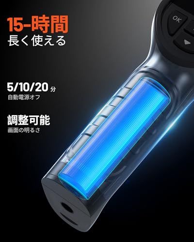 TOPDON TC004 Mini サーモグラフィーカメラ、240x240 TISR解像度、25Hzフレームレート、40°*30°の広い視野、ハンディタイプ赤外線サーモカメラ、電池15時間連続作業可能、-20°C~450°C測定温度範囲 高/ 26a20058