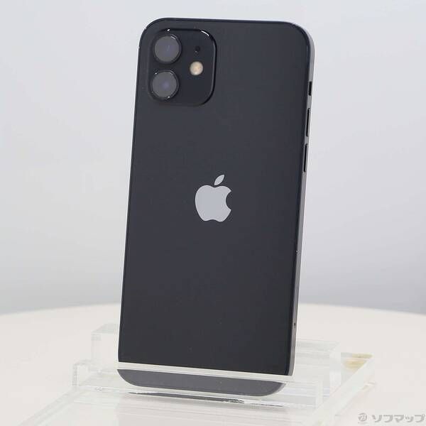 ソフマップ 〔中古品〕 iPhone12 64GB ブラック MGHN3J／A SIMフリー【258】