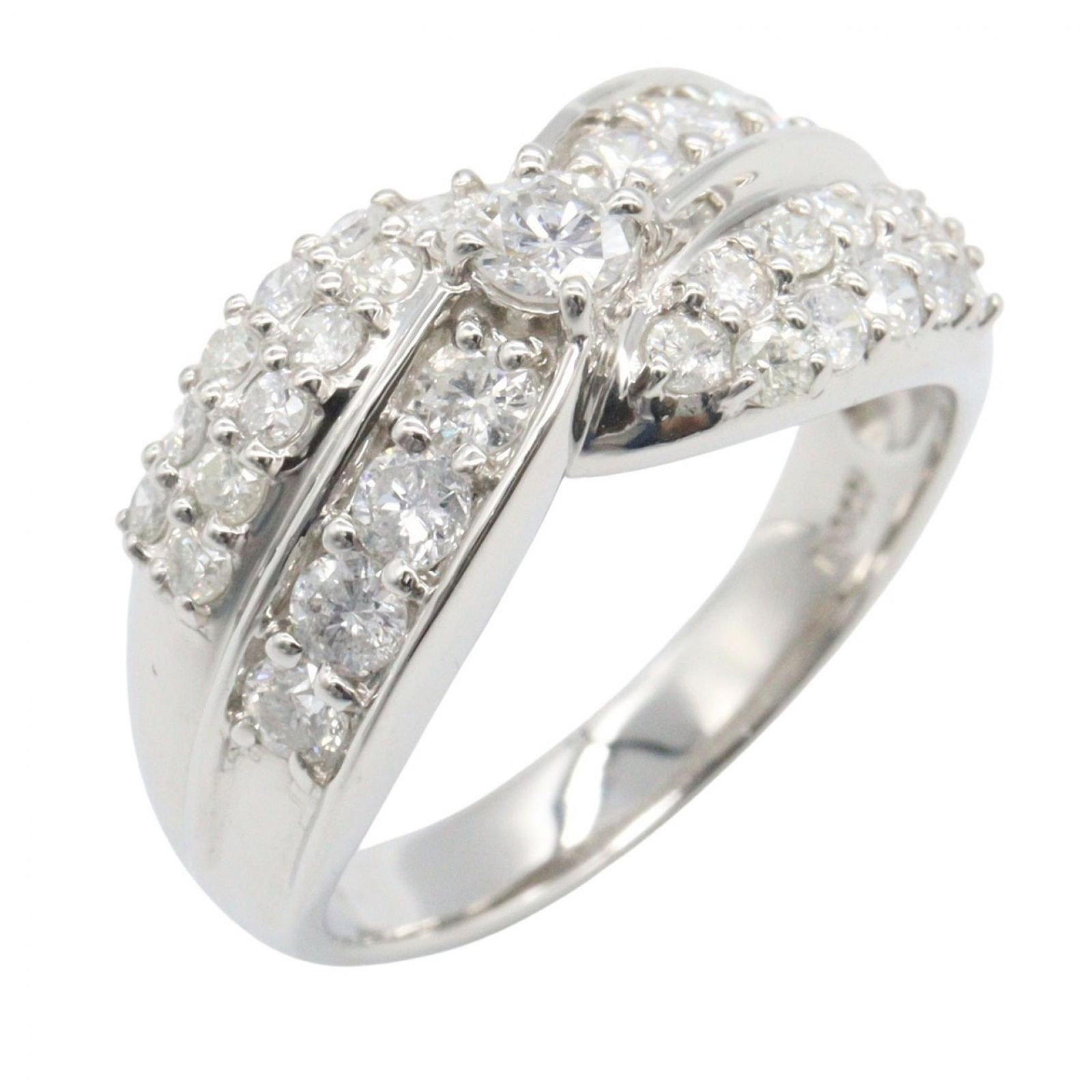 ジュエリー JEWELRY リング・指輪 ダイヤリング ﾀﾞｲﾔ 8.0g #11.5 Pt900プラチナ ダイヤモンド ダイヤリング レディース Used A 75,790円