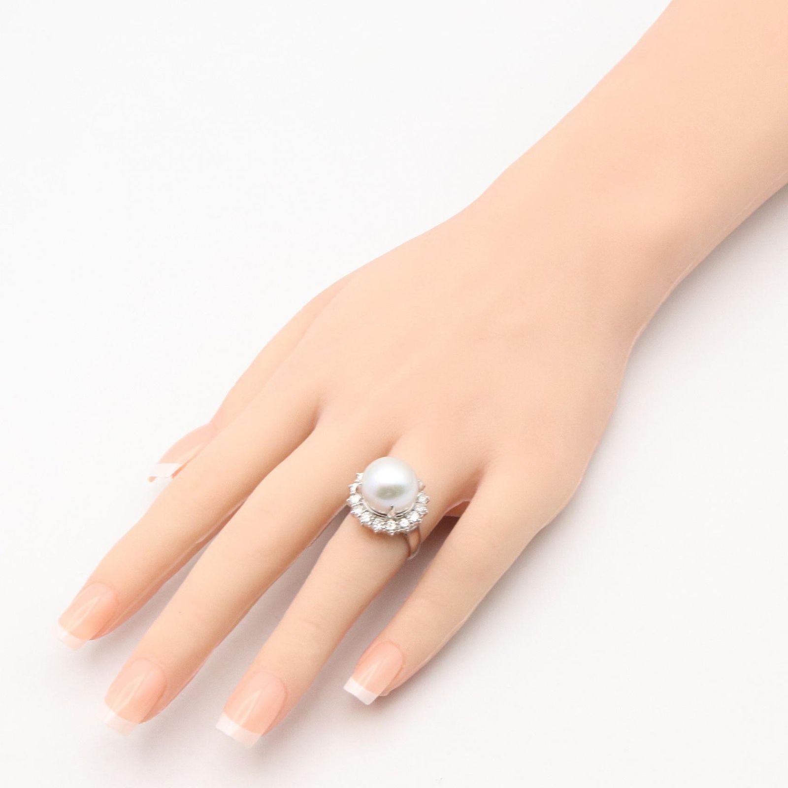 ジュエリー JEWELRY リング・指輪 パール ダイヤ リング ﾀﾞｲﾔ 13.6g 