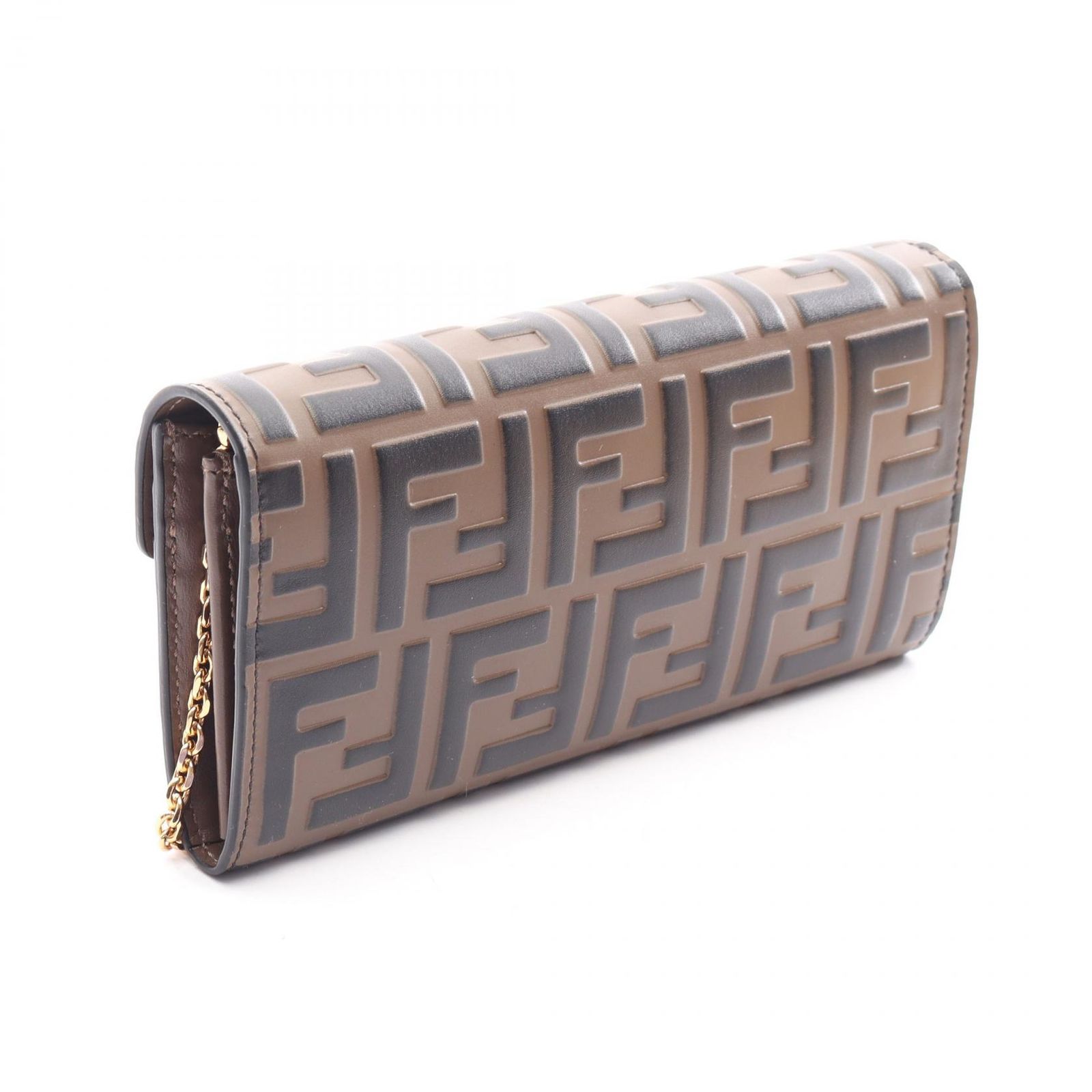フェンディ FENDI ショルダーバッグ FFダイヤモンド 8M0365ADYMF13VK ブラウン レザー ショルダーバッグ レディース 新品