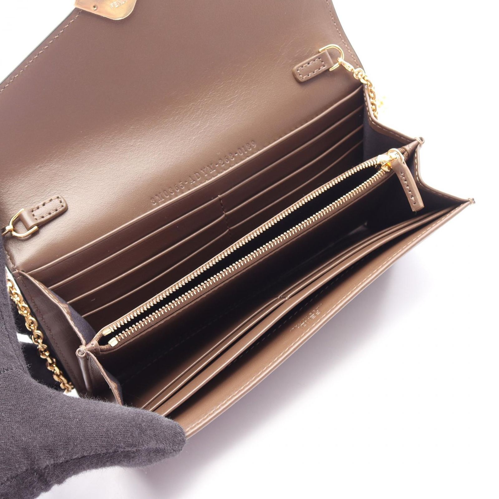 フェンディ FENDI ショルダーバッグ FFダイヤモンド 8M0365ADYMF13VK ブラウン レザー ショルダーバッグ レディース 新品