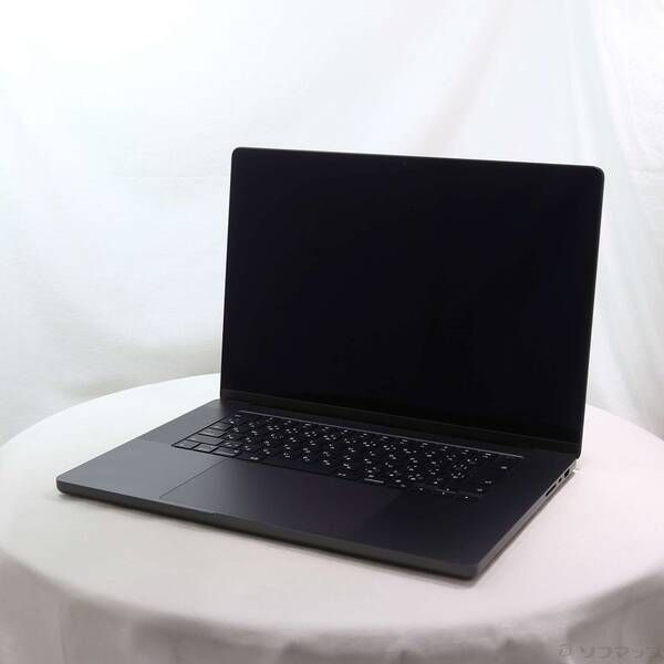ソフマップ 〔中古品〕 MacBook Pro 16.2-inch Late-2023 MRW13J／A Apple M3 Pro 12コアCPU_18コアGPU 18GB SSD512GB スペースブラック 〔26.3 Tahoe〕【258】