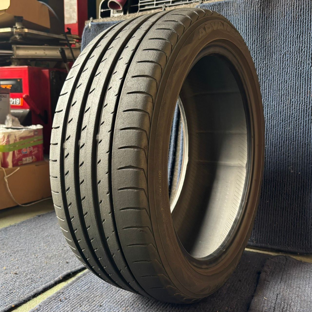 ☆送料無料☆【2023年製造】【溝7.5分山】YOKOHAMA ADVAN Sport V105 1本 225/45R17 ASP3628