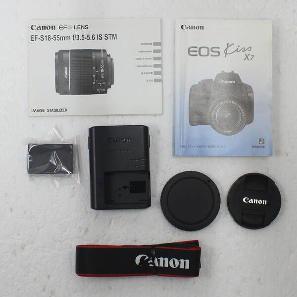 ソフマップ 〔中古品〕 EOS Kiss X7 EF-S18-55 IS STM レンズキット【276】