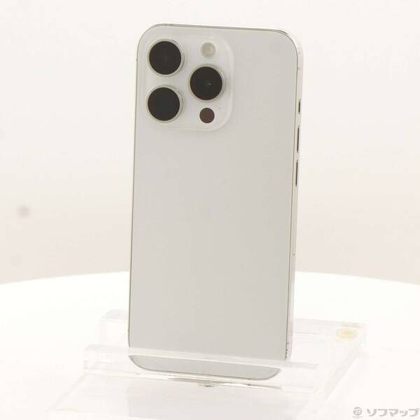 ソフマップ 〔中古品〕 iPhone15 Pro 256GB ホワイトチタニウム MTUD3J／A SIMフリー【198】