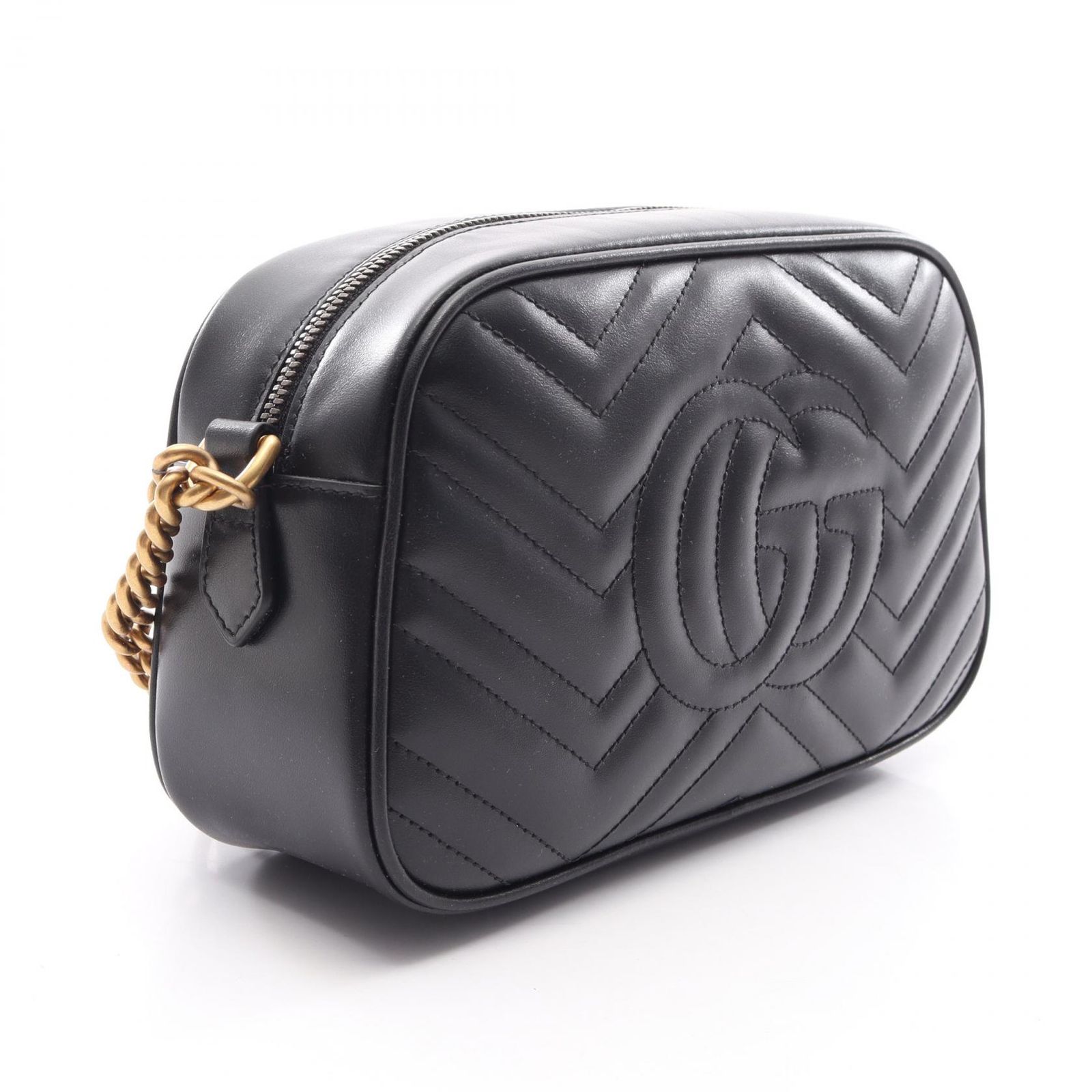 グッチ GUCCI ショルダーバッグ GGマーモント 447632DTD1T1000 ブラック レザー ショルダーバッグ レディース 新品 グッチ GUCCI ショルダーバッグ GGマーモント 447632DTD1T1000 ブラック レザー ショルダーバッグ レディース 新品
